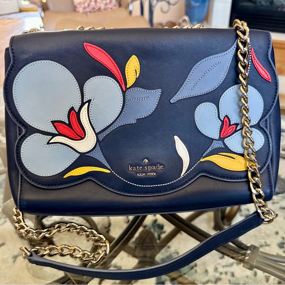 ♠️KATE SPADE Briar Lane Floral Crossbody Bag EUC